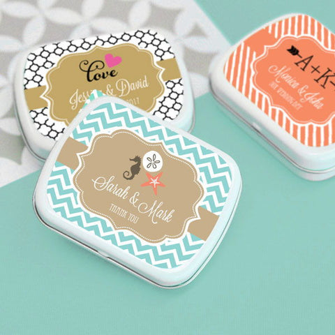 Personalized Mint Tin Favors