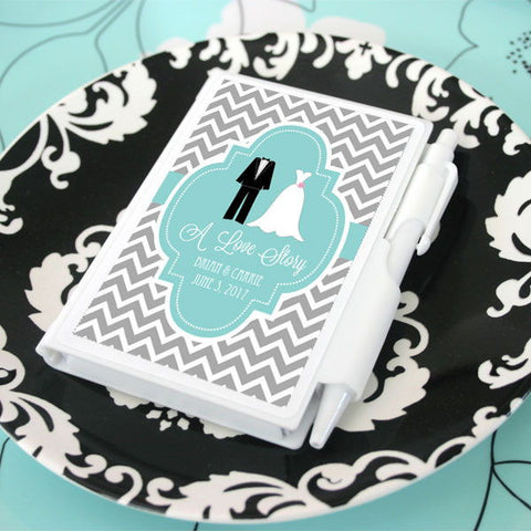 Personalized Notebooks for Bridal Shower