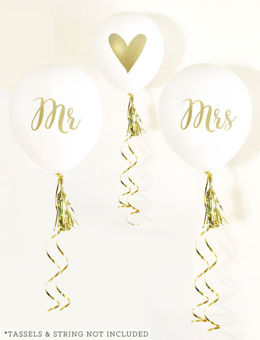Mr and Mrs Party Balloons