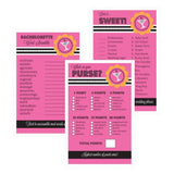 Bridal Shower Word Scramble & What's in Your Purse Game Cards Set