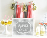 Bridal Shower Sign for Cocktail Table