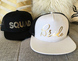 Bride Squad Trucker Hats with Custom Print