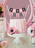 Paris-themed Bridal Shower Cake Bunting