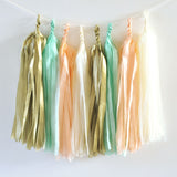 DIY tassel garland kit for bridal shower