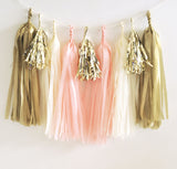 tassel garland decor for bridal shower