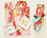Floral Satin Robe