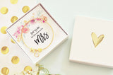 Personalized Gold Monogram Bracelet for Bride