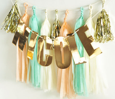 Personalized Letter Garland