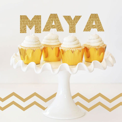 Gold Glitter Stickers