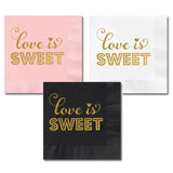 love is sweet set of 25 napkins