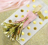 metallic gold foil for tables