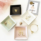 Monogrammed Ring Dish for Bridal Party