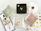 Monogrammed Ring Dish for Bridesmaids
