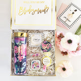 Monogrammed Tumbler (Floral) in 2 colors