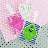 Personalized Luggage Tag Favors