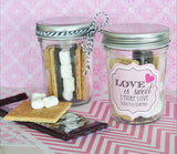 Personalized Mason Jars for Bridal Shower