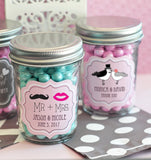 Personalized Mason Jars for Bridal Shower Favor