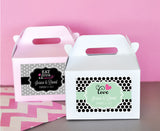 Personalized Mini Gable Boxes for Bridal Shower Favors