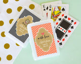 Modern Personalized Playing Cards