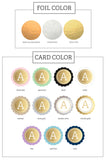 Metallic Foil Scallop Banner