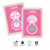 wedding ring scratch off game cards